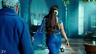 rani mukharji's saree slips, panty visible with ass curves showing