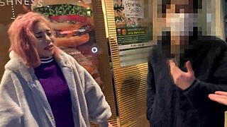 I banged a flashy-haired flashy-faced gal with a ham-out ass at a party night cosplay sex part1