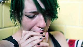 Imagine A Punk Rock Foot Party With Deepthroat Action.