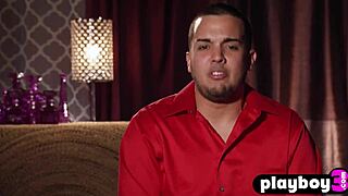 Did you see that horny BBW sucking her partner's hard cock?