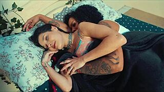 Interracial Lesbian Hubby Each Other In The Middle Of The Night - Lesbian Fantasy - Nick Elfie