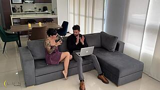 luna fucks friend's american stepdad ending creampie