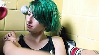 Imagine A Punk Rock Foot Party With Deepthroat Action.