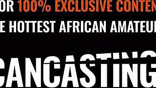 Black slut rides big white cock in interracial casting audition