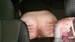 Couple enjoys outdoor car time part 1