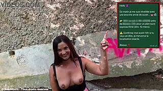 I gave a wild blowjob in the ruins with ten strangers, ending all covered in cum