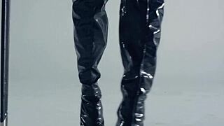 cute petite blonde teen model elsa jean just playing around with big sharp things, you know