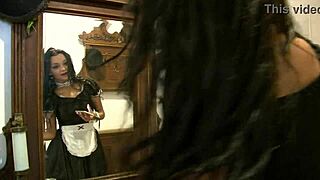 Sexy girls flash pussy and ass on lingerie try on haul with twerking and ass shaking