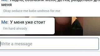 Hairy guy boldly jerking off with a BBW model in intense session.