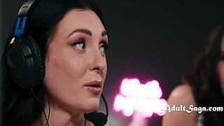 Casey Calvert and Charlotte Sins unleash pleasure screams in streaming dreams of lesbian massage and sex