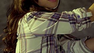 two petite 18+ body brunette babes get fully naked for playboy, posing softly in solo softcore