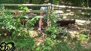 Upon returning from the trip, the massage therapist sensually oils up her boyfriend's big Caucasian cock in the dorm.