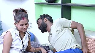 Indian beautiful bengali doctor feels intense passion with her desi patient.