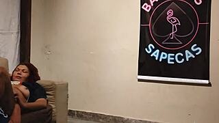 J� Que � Da Fam�lia Deixei Gozar Na Minha Buceta Com Creampie Daddy Fucking