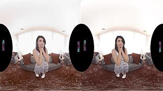 Vrallure Asks, 'What Kind Of Art Do You Like?' While Masturbating!