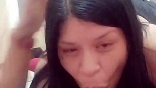 My big ass bounces on neighbor's dick! Pussy full of cum!