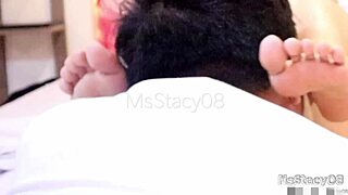 Intimate sex with my hot college girlfriend