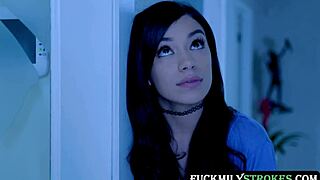 Seductive Savannah Sixx Causes Problems For Stepmom Honey Blossom And Her Husband In Taboo Family Strokes