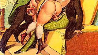 vintage erotic art collection