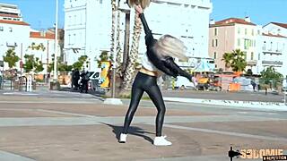 Nathalie belle blonde gets her ass destroyed