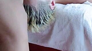 German Milf Sandra Gets Facefucking Deepthroat Strangle Anal Creampie Hardcore Part 1