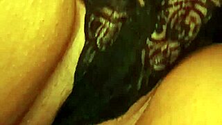 Close up hot brunette masturbating and wetting her panties!!