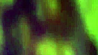 she displays her figure while attracting a man's attention