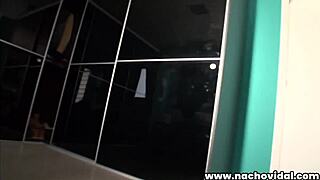 Spanish Marta kneels, slurps on that thick cock, squeezes it between her giant tits, then gets on all fours for intense pussy pounding 😈💦