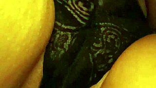 Close up hot brunette masturbating and wetting her panties!!