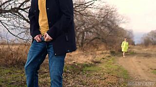 no risk a stranger in pantyhose resists hard dick of exhibitionist stranger xsanyany