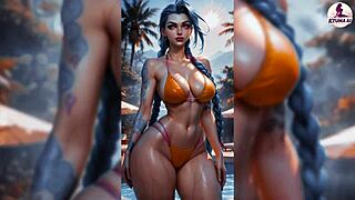 i love watching ia gerou's naughty jinx showing her pussy to the best