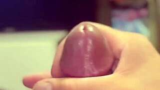 Edging my fat cock until i cum everywhere