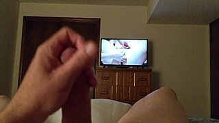 Intense Self-Pleasure During Erotic Massage Session