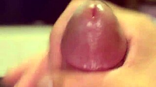 Edging my fat cock until i cum everywhere