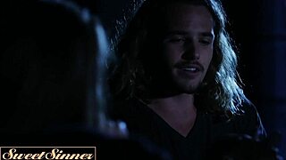 Sweet Sinner - Pretty Brunette Gets A Hot Load All Over Her Shaved Pussy After A Passionate Couch Fuck