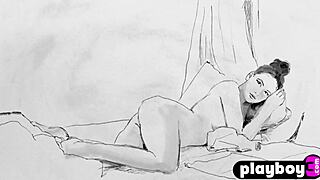 Sexy Milf Model Cosmo Strips Her Beautiful Small Tits For Morning Coffee Fuck