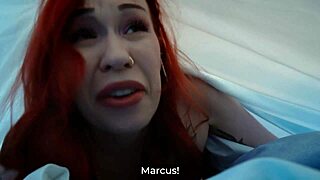 Step mom trapped in duvet endures rough fucking until facial cumshot