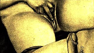 Vintage erotic drawings collection