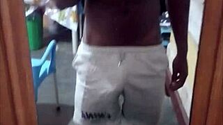 early morning hello and casual conversation