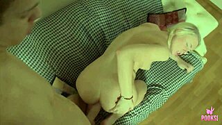 Tessa T Catches Milo P Masturbating Blonde Got Her Pussy Creampied