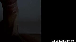 Wash wank and creamy cum by hammer hart