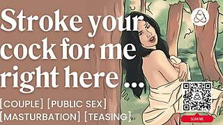 Asmr Audio Porn Girlfriend Watches Him Stroke His Cock In Public - Masturbation & Teasing - Erotic Audio Roleplay For Women!