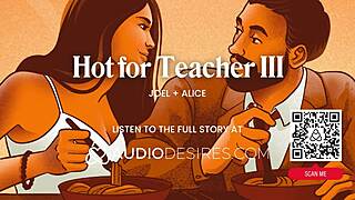 Hot male dom teacher fucks his student at home with anal play and sex toys in erotic audio roleplay for women
