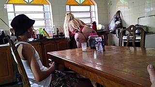 Tiffany Montavani Teaches Innocent Virgin to Be Dominant Stallion in Intense Scene