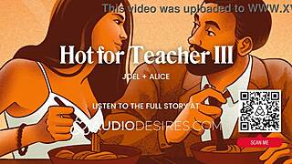 Hot male dom teacher fucks his student at home with anal play and sex toys in erotic audio roleplay for women