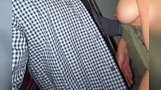 Mexican lady enjoys collagen after party and goes with young guy for homemade video