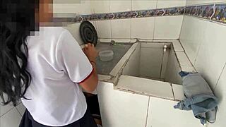 Perverted stepfather exploits innocent stepdaughter after school!