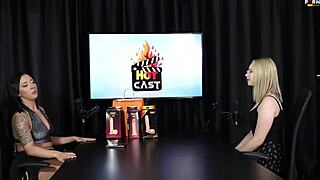 Intriguing Interview With Vivan Lola And Vitória Beatriz In Sheer Red