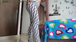 Big Ass Booty Workout In Leggings Bodyweight Squats