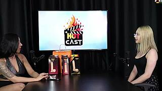 Intriguing Interview With Vivan Lola And Vitória Beatriz In Sheer Red